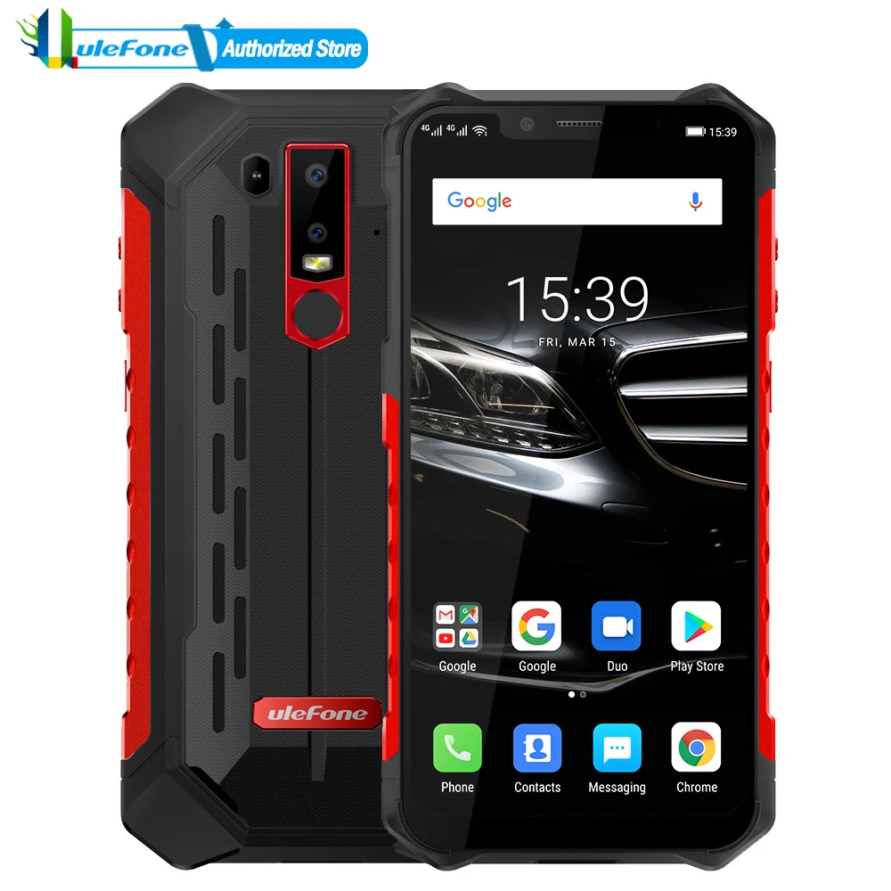 Ulefone Armor 6E мобильный телефон Android 9,0 6," HD Helio P70 Восьмиядерный 4 Гб+ 64 Гб NFC Face ID беспроводной зарядный смартфон