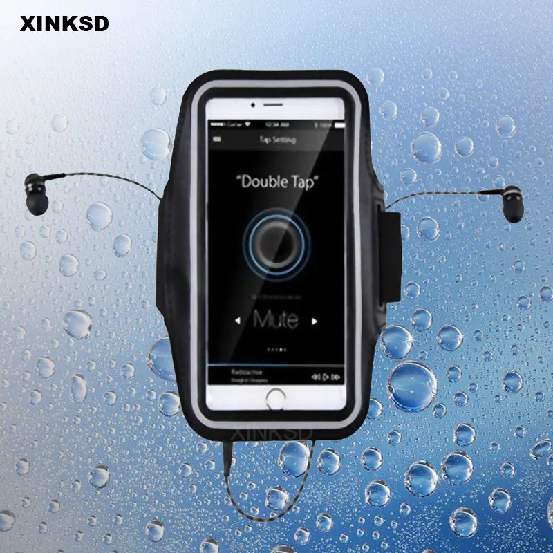 للماء تشغيل الرياضة شارة ل samsung غالاكسي J7 J3 J5 A3 A5 2016 2017 رئيس S6 S7 حافة الذراع العلامة التجارية حقيبة تحت 5.5 بوصة X5