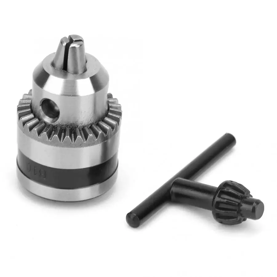 Drill Chuck 0.6-6mm Mount B10 Taper Type Lathe Chuck For Electric Power Tools