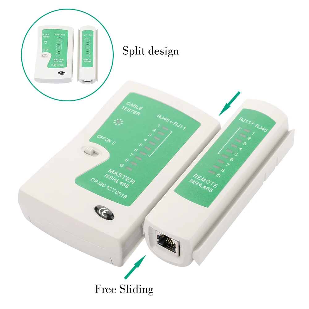 alicates de crimpagem, detector de linha de fio rj11 cat5 cat6