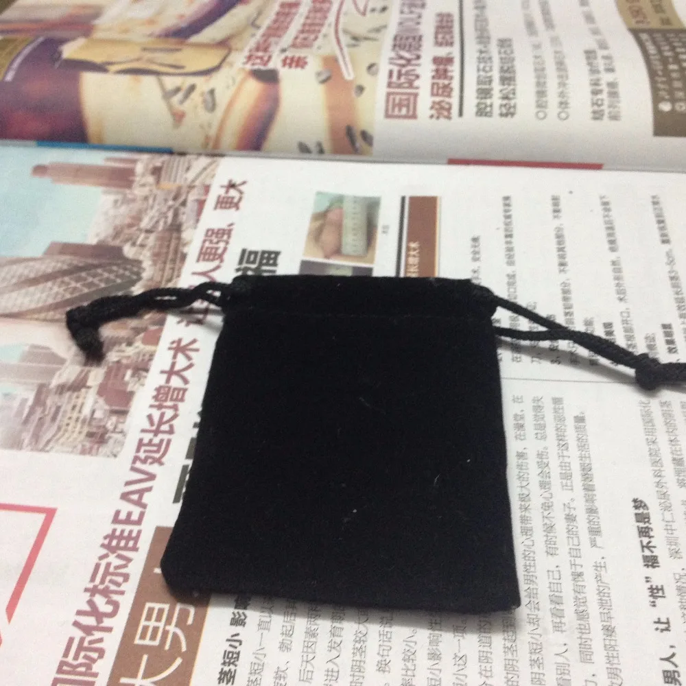 

High quality 7*9cm velvet bag jewelry pouch gift bag 3pcs small cheap drawstring bag for jewelry bracelet perfume packakging