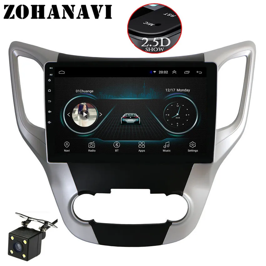 

ZOHANAVI 2.5D Screen Car DVD Android For Changan CS35 Radio GPS navigation with maps support steering wheel control