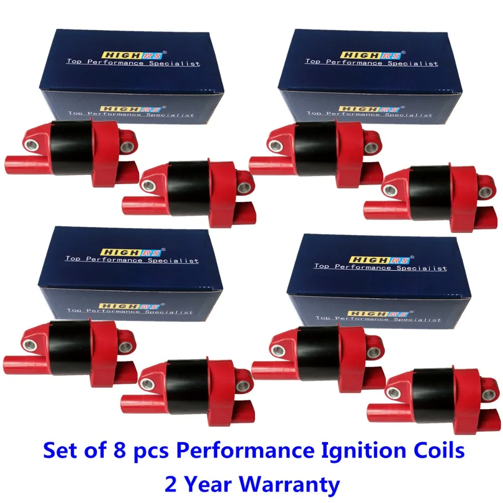 

Ignition Coils Pack Fit GMC LS2 LS3 LS4 LS7 Savana 2500 1500 3500 Sierra Yukon Gen IV Saab 9-7X High Performance GN1065 D514A