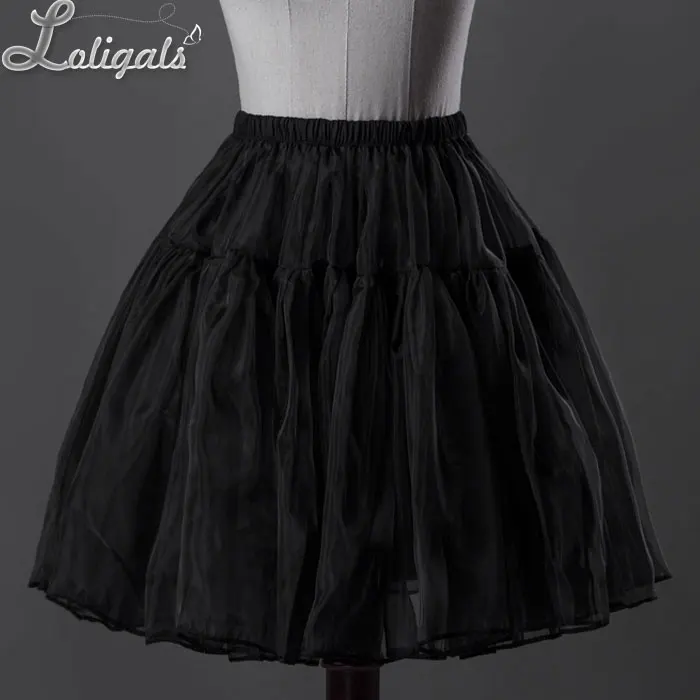 Daily Casual Slip Skirt Sweet Short Organza Petticoat by Classical Puppets