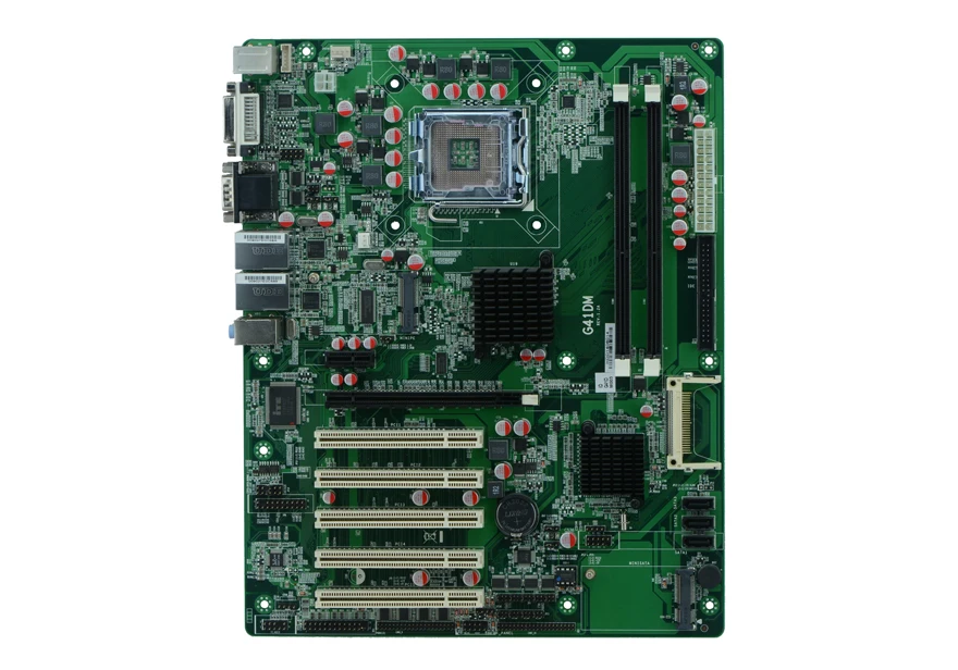 G41DM NVR industrial motherboard LGA775 motherboard with 10 COM supports supports RS232 RS422 RS485