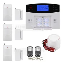 DIYSECUR 433MHz Wireless/wired Defense Zones Gsm Sim Alarm System Motion Sensor Defector