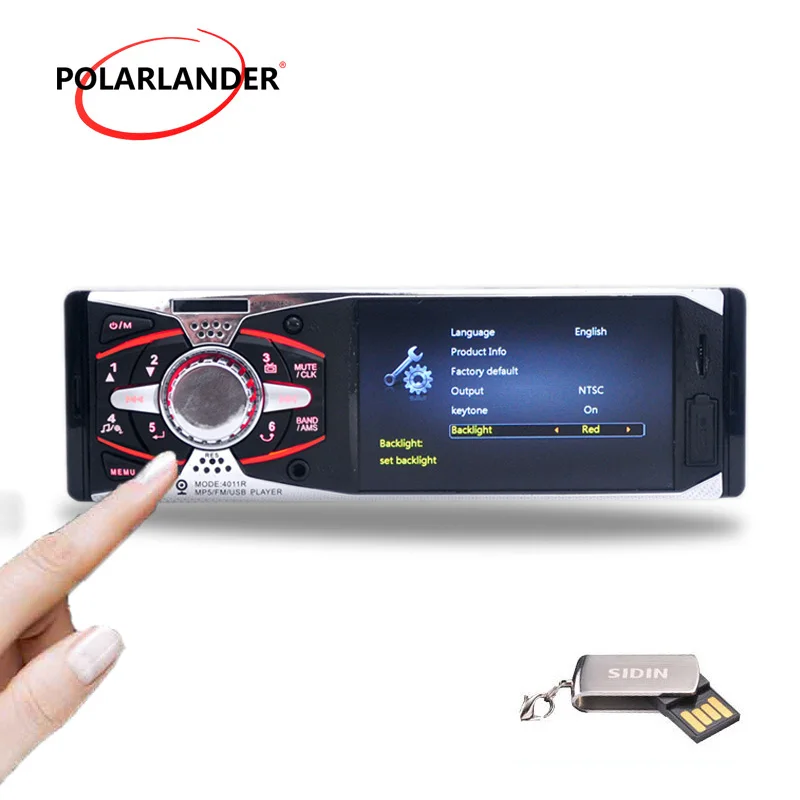 auto tapes Car Radio MP5 Player 4.1" radio cassette player 12V Usb
