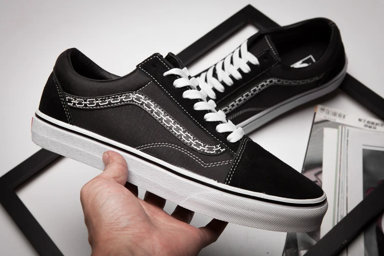 2017 Vans x Sketchy classic Mens canvas shoes, Sports shoes,Weight