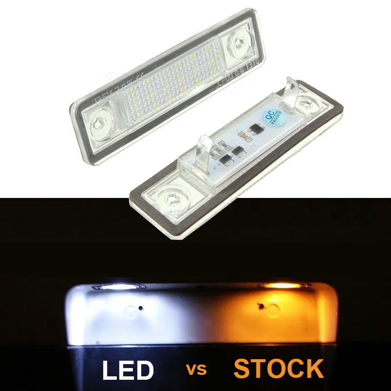 

2Pcs No Error LED License Plate Light Assembly for Astra G Estate/Astra F/Omega A/Vectra B/Zafira A Canbus Car Accessories