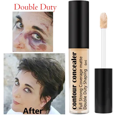 

TREEINSIDE 2703 Double Duty Shaping Tape Contour Concealer Conceals all imperfections & doubles as a contour Nourishes