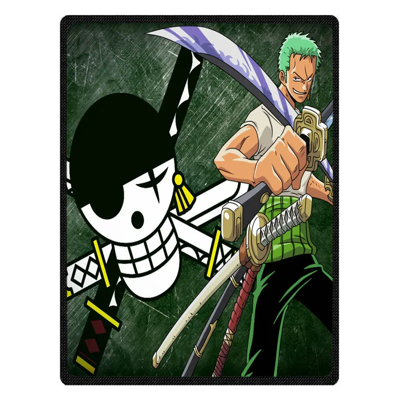 Персонализированное цельное одеяло Zoro коралловое фланелевое на заказ диван