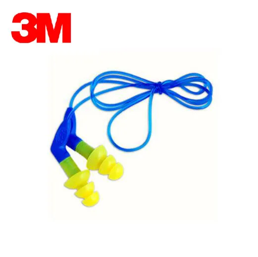 

3M 340-8002 Anti-noise Earplugs Sleeping Earplugs Christmas Tree with Cable Comfortable Yellow Ear protector NRR 27 SNR 35 E5517