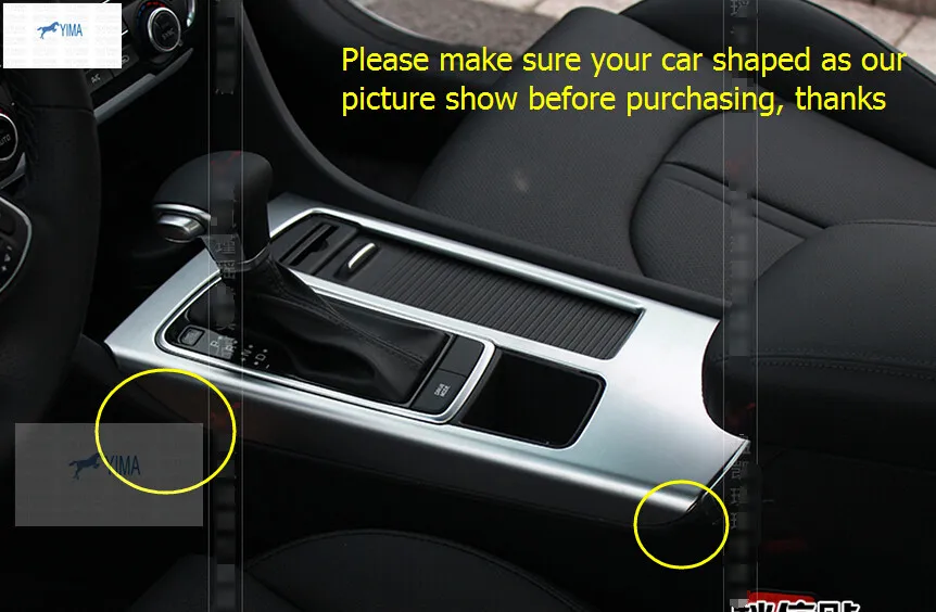 Lapetus ABS/Для KIA Optima K5 2016 ABS коробка переключения передач Панель литья крышка рамка