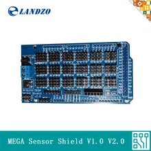For Arduino MEGA Sensor Shield V1.0 V2.0 Dedicated Expansion Development Board 2560 Sup IIC Bluetooth SD Robot Parts DIY