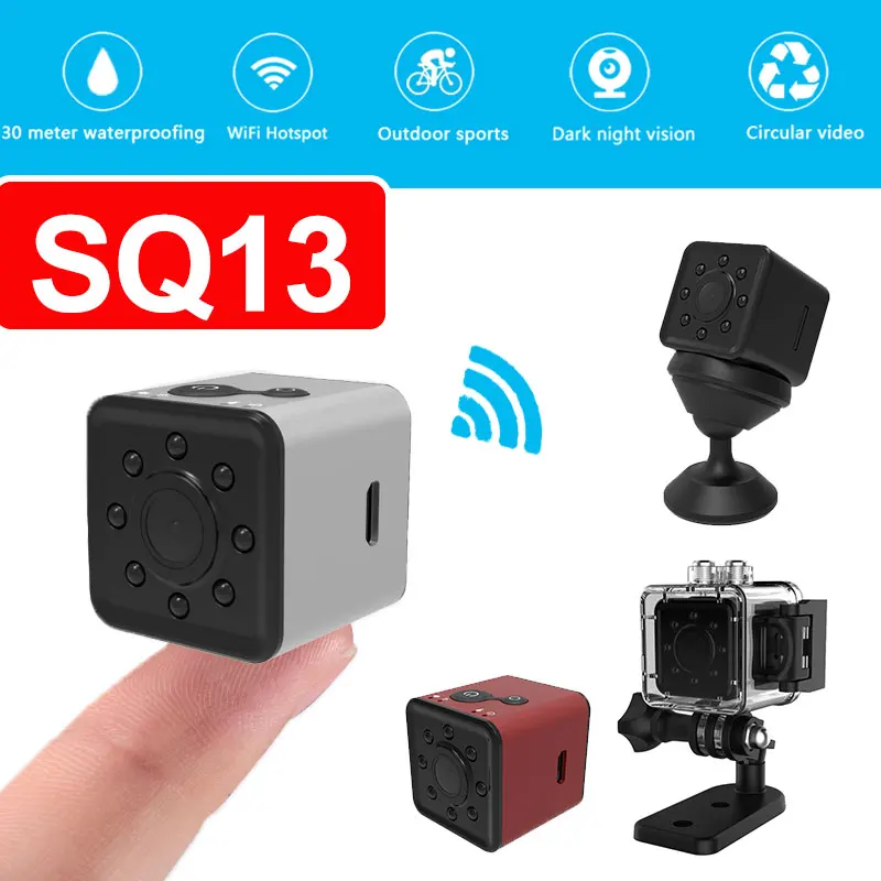 1080P HD SQ11 SQ12 Mini Camera SQ13 SQ23 Wifi Micro Cam Video Audio Recorder Camara Espia Gizli Kamera Support Hidden TF Card