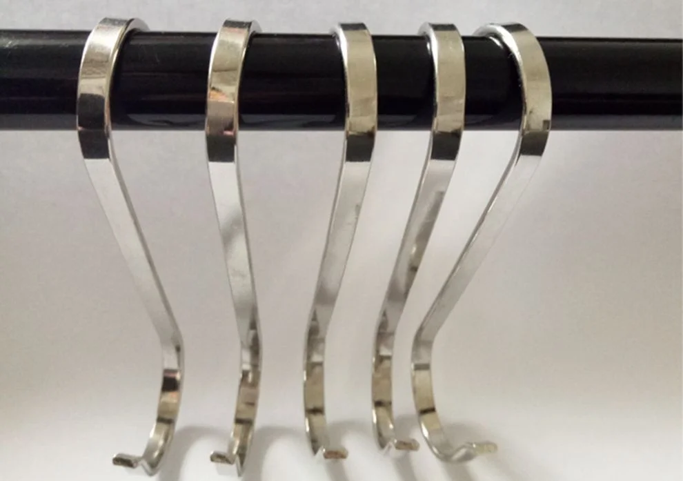 Beli Stainless Steel Logam S Hooks Kitchen Pot Pan Hanger Pakaian Storage Rack Dipoles 10 Pcs Pack 3.3 Inches Datar