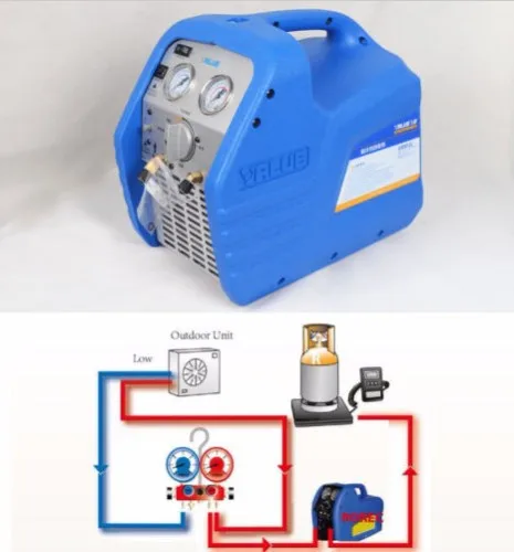 

Air Conditioning Refrigerant Recovery Unit Recycling Machine VRR12L 220V good High quality NE