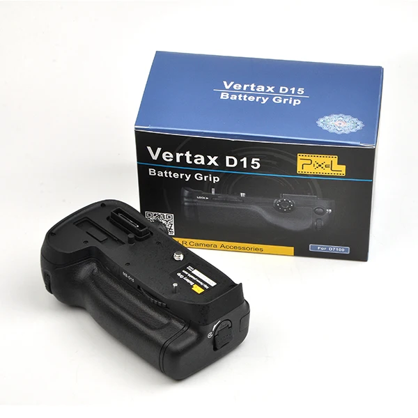 Pixel-Vertax-D15-Battery-Grip-Holder-For-Nikon-D7100-D7200-Camera