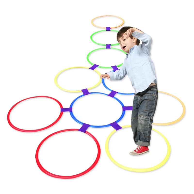 Детский сад Обучающие приспособления Детская игра hopscotch оборудование для
