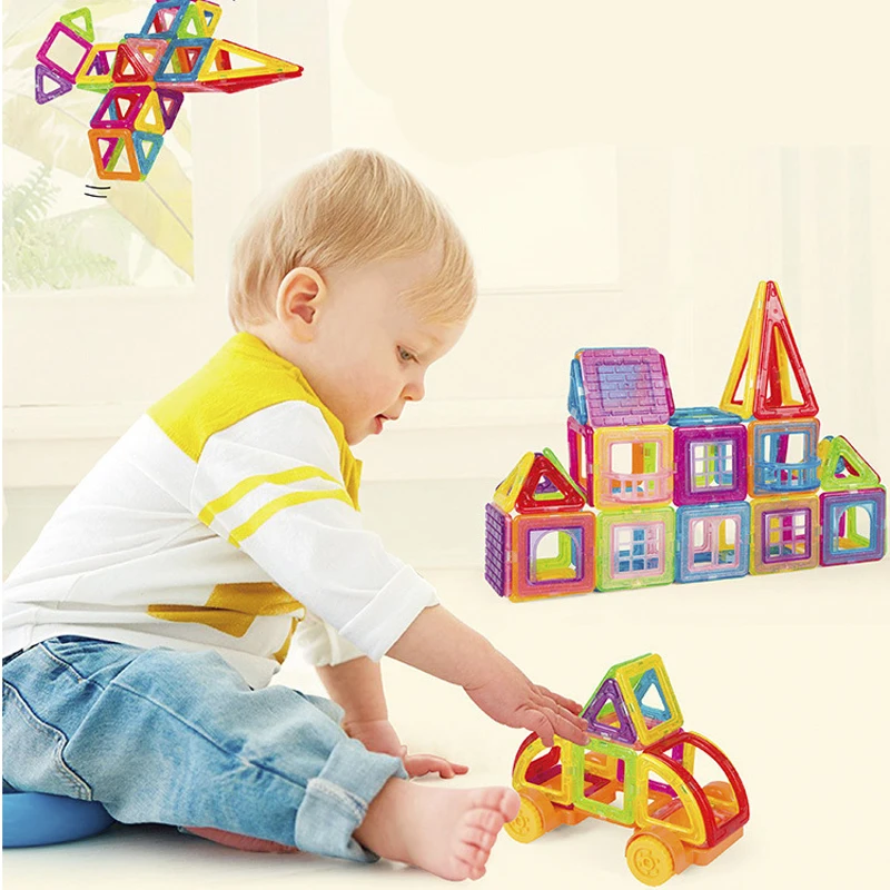 

Mini Magnetic Designer Building Block Toys Magnetic Tiles Block Toy For Kids Educational Construction Stacking Block For Toddler