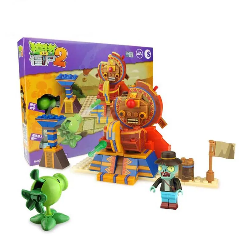 

Plants Vs Zombie Future World Pirates Scene Edition Model Building Blocks Bricks Fit It Legoingly Toys For Chidren Gift