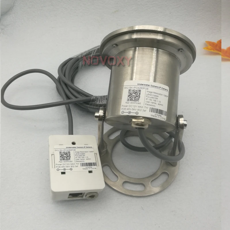Free shipping 304 Stainless Steel 1080P IP68 Underwater POE IP Camera Underwater Camera Line 5 Meters Explosion-proof Free shipping 304 Stainless Steel 1080P IP68 Underwater POE IP Camera Underwater Camera Line 5 Meters Explosion-proof