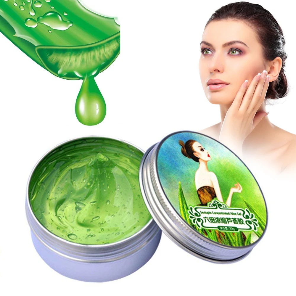 

Natural Aloe Vera Gel Acne Treatment Smooth Moisturizers Anti Wrinkle for Hydrating Repair After Sun Hyaluronic Acid TSLM2