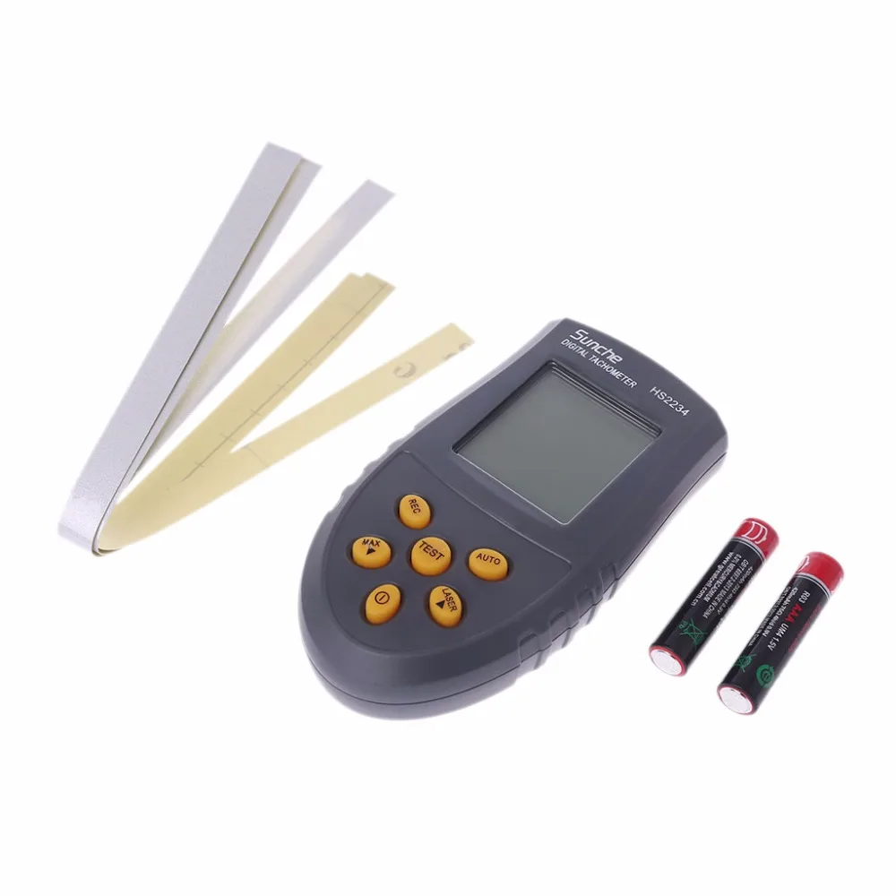 OOTDTY Digital Tachometer RPM Rotation Speed Gauge Meter Tester