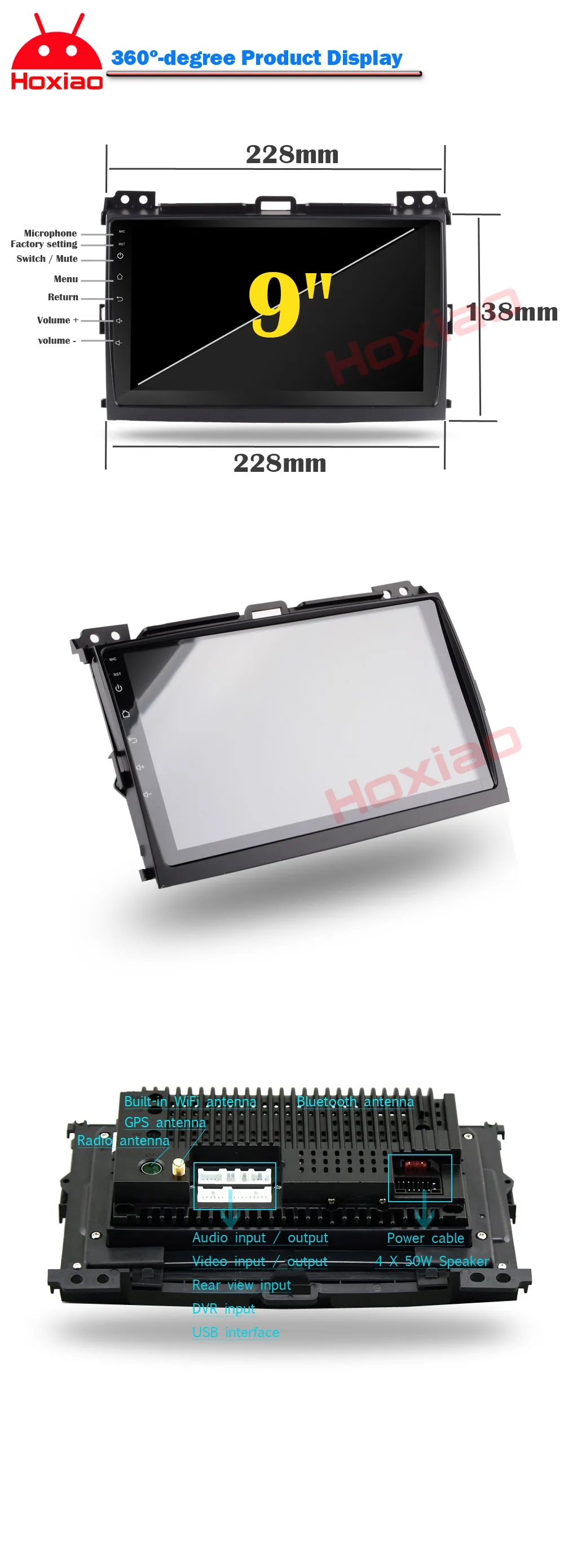 Discount 2G+32 Android For Toyota Prado 120 Land cruiser 120 2004-2009 Quad Core 1024*600 Bluetooth 2 Din Car DVD Radio GPS Navigation 23