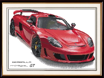 

Car model Cross Stitch Kits Printed patterns canvas Chinese Embroidery Needlework set Easy Cross-stitch set DMC DIY Home Decor