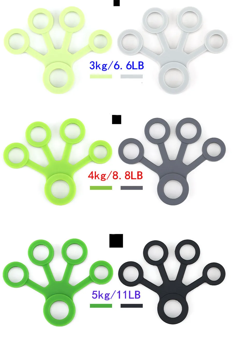 Finger fitness Resistance Bands Finger exercise elastic band for fitness  (3)