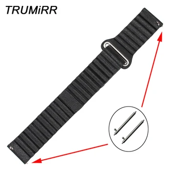 

18mm 20mm 22mm 24mm Genuine Leather Watch Band for Breitling Magnetic Buckle Strap Quick Release Belt Bracelet Black Blue Brown