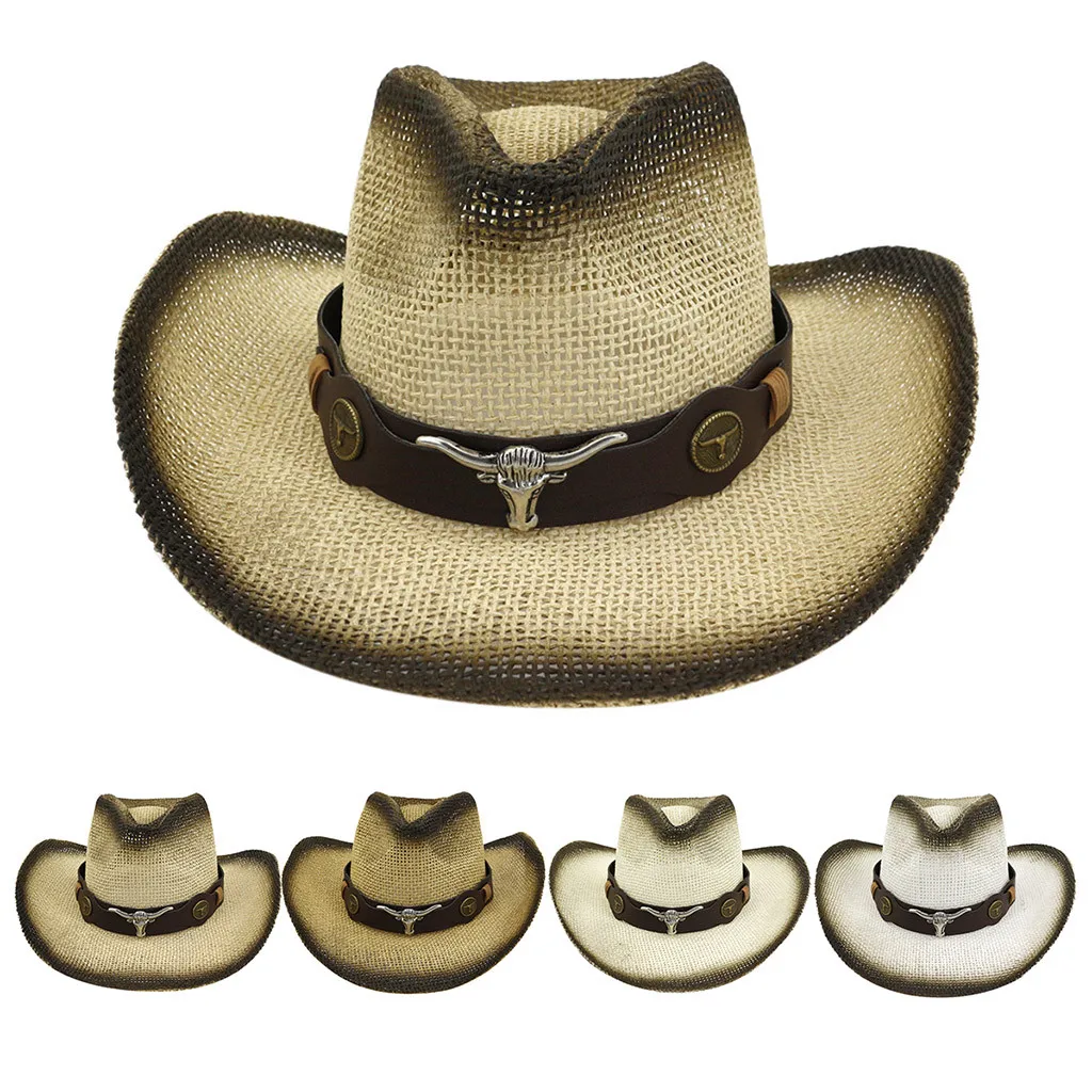 wide brim straw cowboy hats