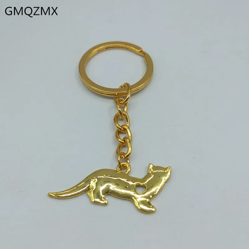 Лидер продаж 4 цвета Ferret Charm Color Weasel брелок для домашних животных женщин медная