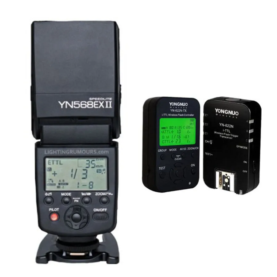 Yongnuo-YN-568EX-II-YN568EX-II-Flash-Speedlite-YN622C-KIT-Flash-Trigger-YN622C-TX-Controller-YN