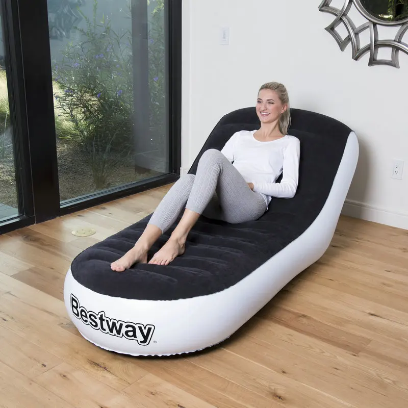 

Inflatable sofa multifunction portable deck chair beanbag outdoors garden bay window lazy sofa bean bag inflatable bed one couch