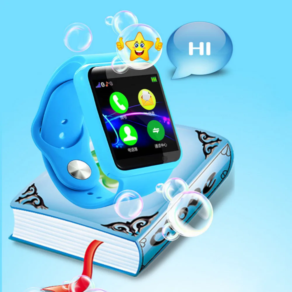 

Hot Children's watch GPS Tracker SOS Monitoring Positioning Call Camera Phone smart Kids GPS baby Watch for IOS & Android