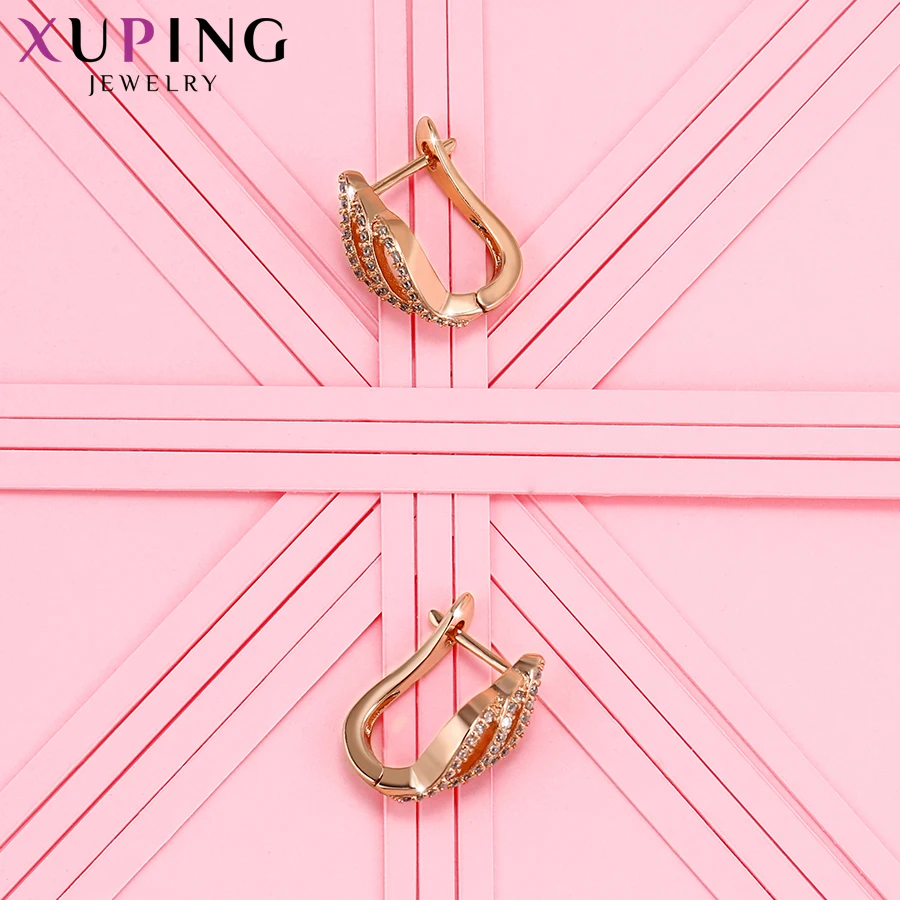 Xuping модные серьги высокое качество Европейский Стиль Шарм Дизайн розовое золото цвет покрытием ювелирные изделия подарок на день Святого Валентина S17-90045