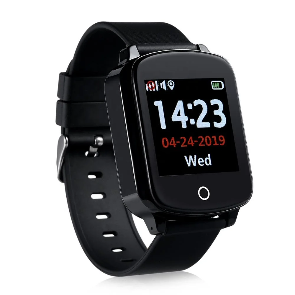 Wonlex EW200S Smart Watch Waterproof IP67 Wearable Devices Elderly Health Fall-down Alarm Blood Pressure Heart Rate Detection