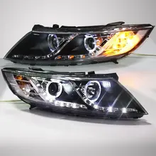 Для Kia K5 светодиодный головной фонарь ангельские глазки 2012