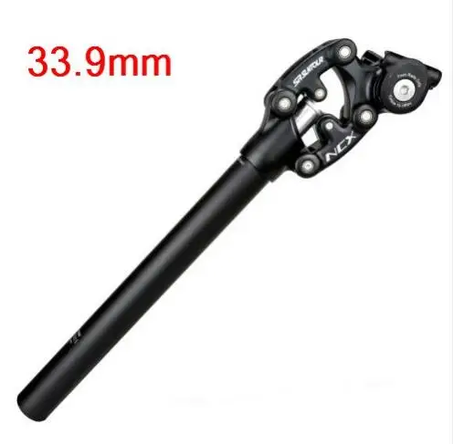 black 33.9mm Suntour NCX демпфирования Подвеска Подседельный штырь горный велосипед Подседельный штырь 27,2/28,6/30,4/31,6/30,8*400 мм; Цвет серебристый, черный, подседельные штыри - Цвет: black 33.9mm