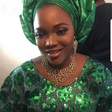 Зеленая африканская органза кружевная ткань высокого качества нигерийские кружева с блестками ткань африканская французская кружевная ткань для свадьбы 2644b