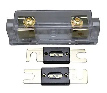 

IBP US SHIPPING ANL Fuse holder INLINE 0 4 8 GA GOLD PLATED FREE2X200A