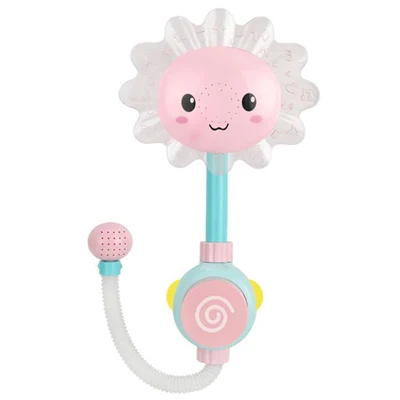 Детская игрушка для ванны, детские игрушки для воды, ванна для душа, для купания, присоски, спрей, игры для ванны, игрушки для ванной, для детей - Цвет: Pink-OPP bag
