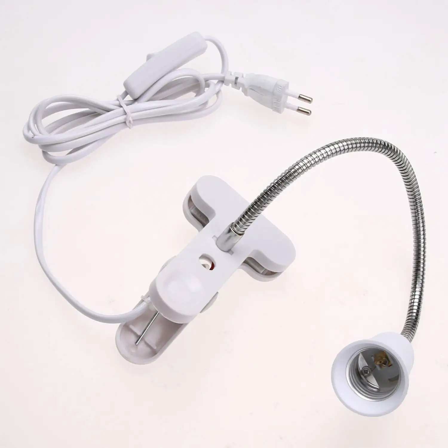 

Full Spectrum LED Grow Light with 360 Degrees Flexible Lamp Gooseneck Holder Clip Indoor Desktop Light US EU plug