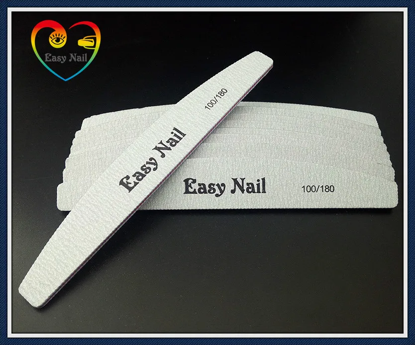 

EasyNail 10pcs Zebra Nail Files Washable Double-Side Emery Board 100/180 Grit Nail Buffering Files,high Quality.NL01