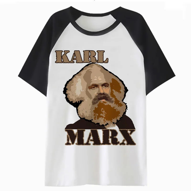 

Karl Marx t shirt femme tops t-shirt tshirt graphic clothing tee women harajuku female cartoon kawaii K2549