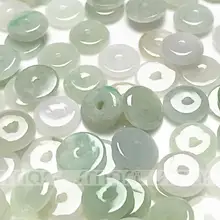 Горох зеленый Класс естественным Бирма jade драгоценный камень мира Пряжка Круглый Loose Бусины 9 мм