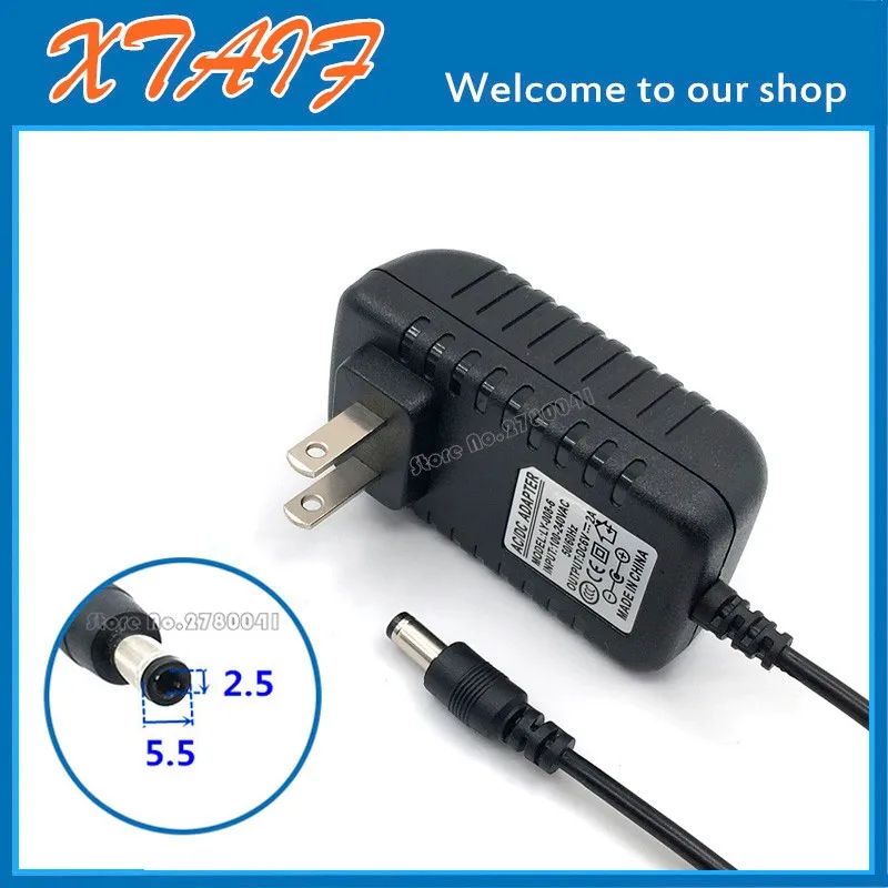 Adaptador convertidor CA 2A para cargador de fuente de alimentación DC 6V, 1,2a, 1200mA, 5,5x2,1mm, enchufe estadounidense|2a power|adapter usus adapter - AliExpress