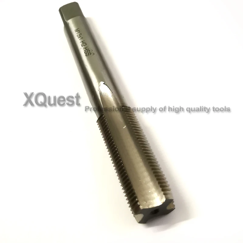 XQuest HSS левосторонний кран M3 M4 M5 m6 m8 m10 m12 M14 M16 M18 M20 LH Метрическая тонкая резьба прямые флейты краны M8X1 M10X1.25 M20X1.5